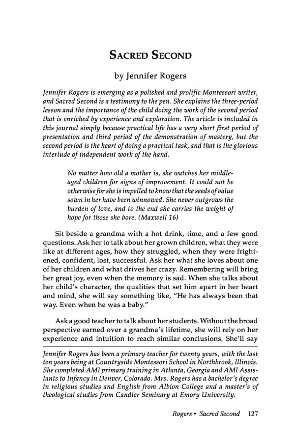 NAMTA Journal 38/2 09 Sacred Second