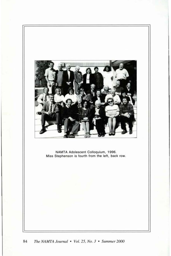 NAMTA Journal 25/3 08 Notes on the Montessori Adolescent