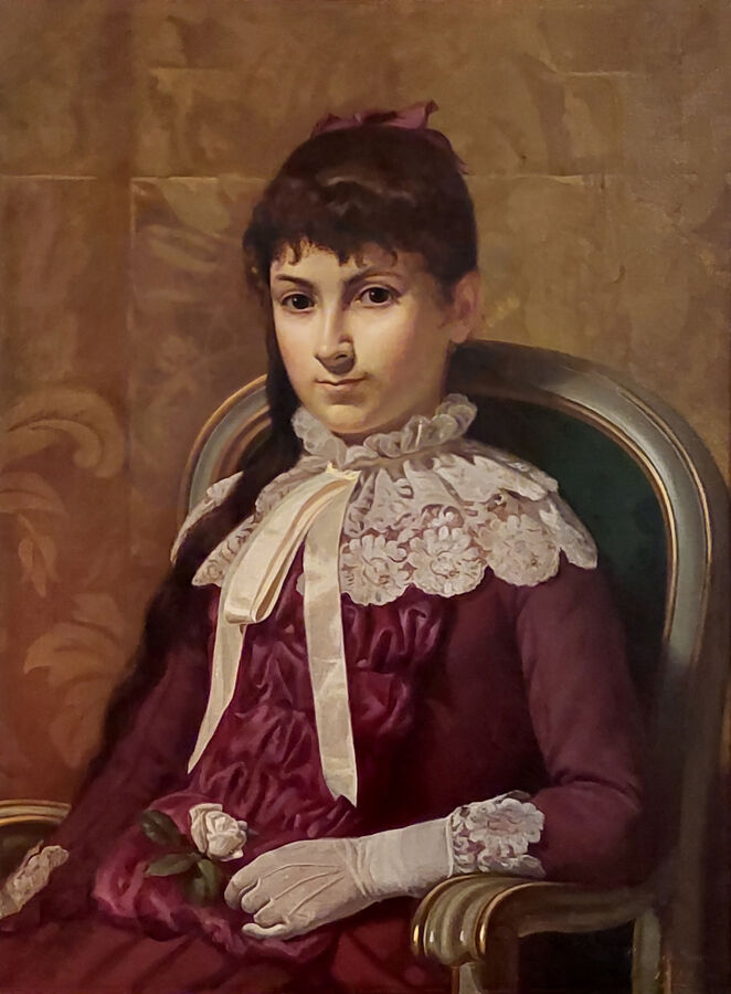 Painting of Maria Montessori Aged Thirteen