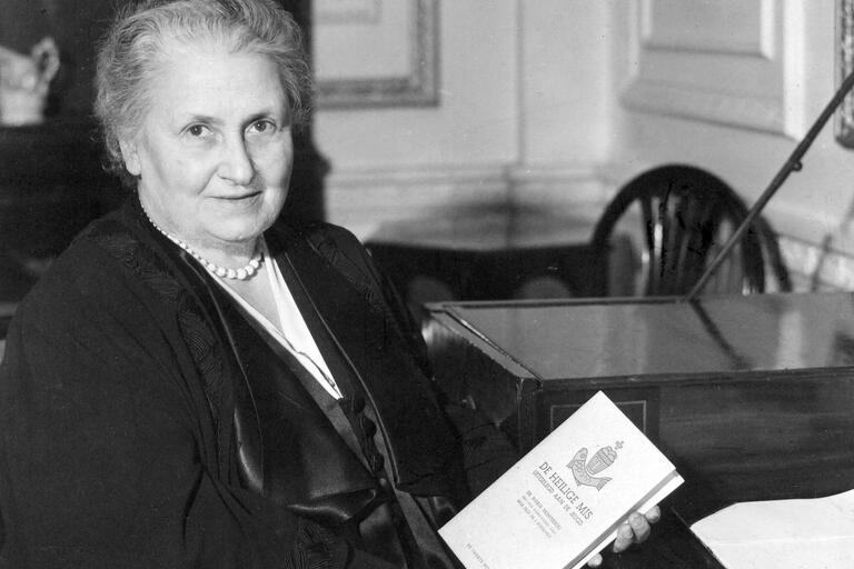 Maria Montessori March 1939