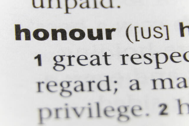 Honour dictionary definition