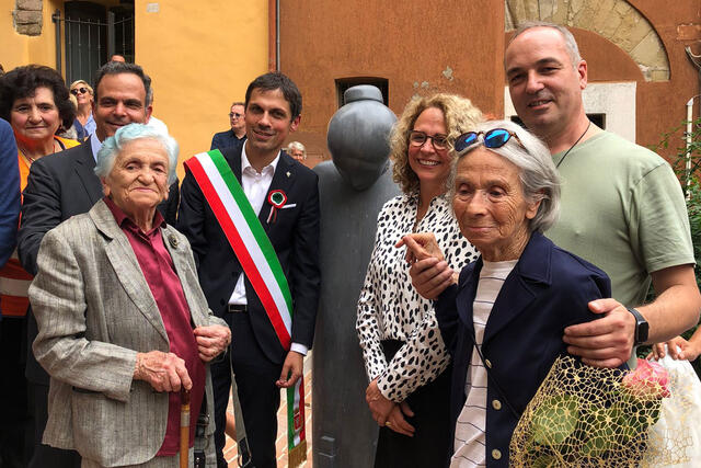 Inauguration Ceremony of the Maria Montessori Statue, Perugia, Italy