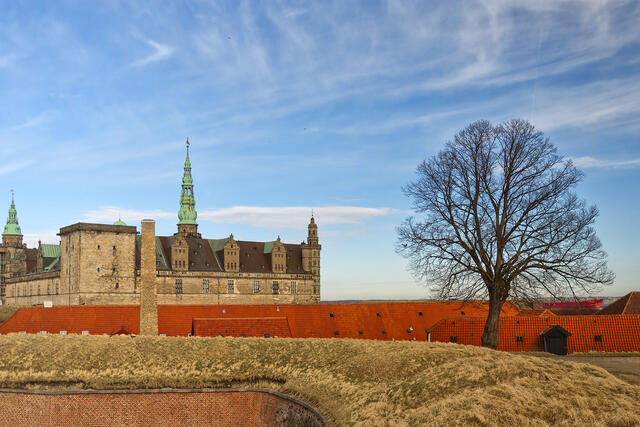 Kronborg Castle scenic landscape view