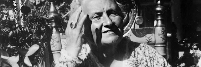 Maria Montessori, 1938, Laren