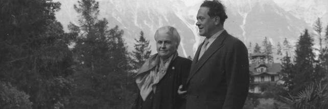 Maria and Mario Montessori, 1951, Innesbruck