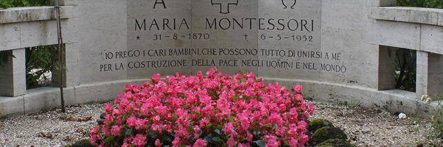 Maria Montessori's Grave